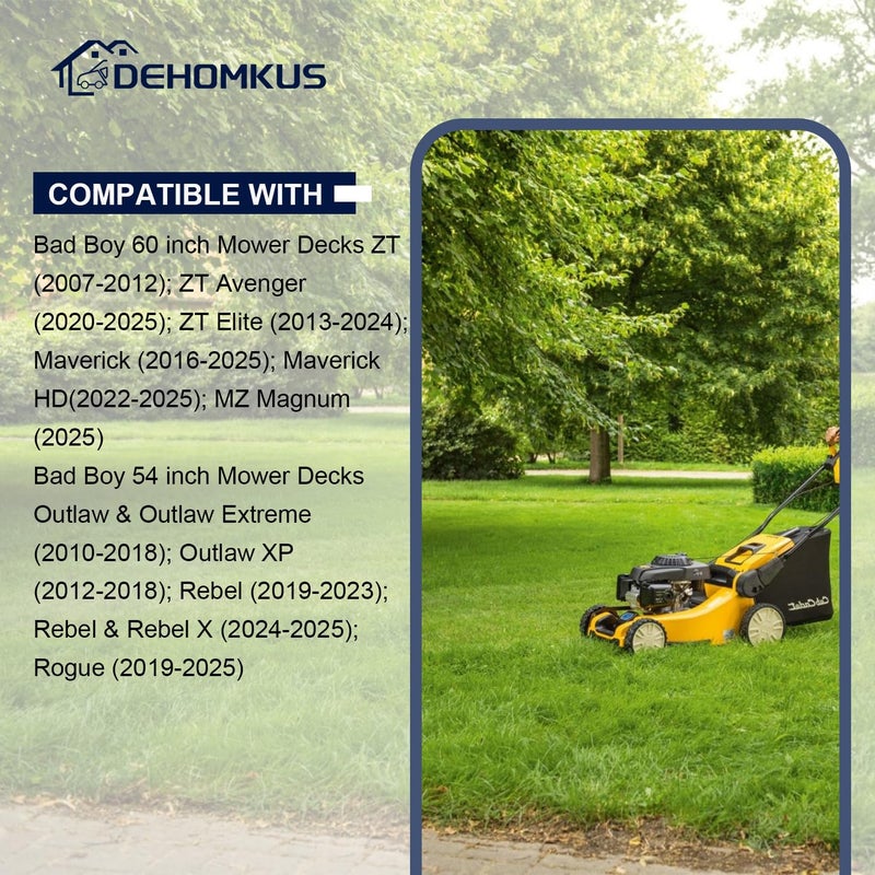 DEHOMKUS 041-1650-00 حزام استبدال سطح جزازة لباد بوي 60" 54" سطح 041165000-5/8" X 168" - Image 4